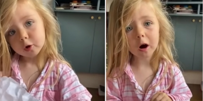 Video: 3 Jährige findet Kinderzeichnung im Müll